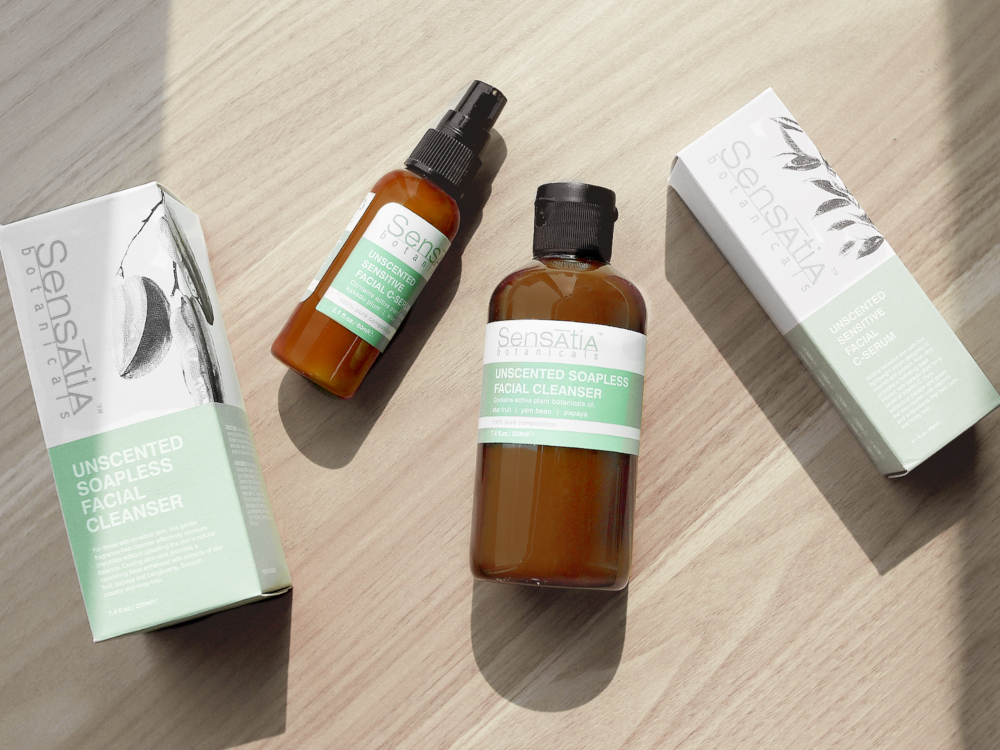 sensatia botanicals unscented soapless facial cleanser
